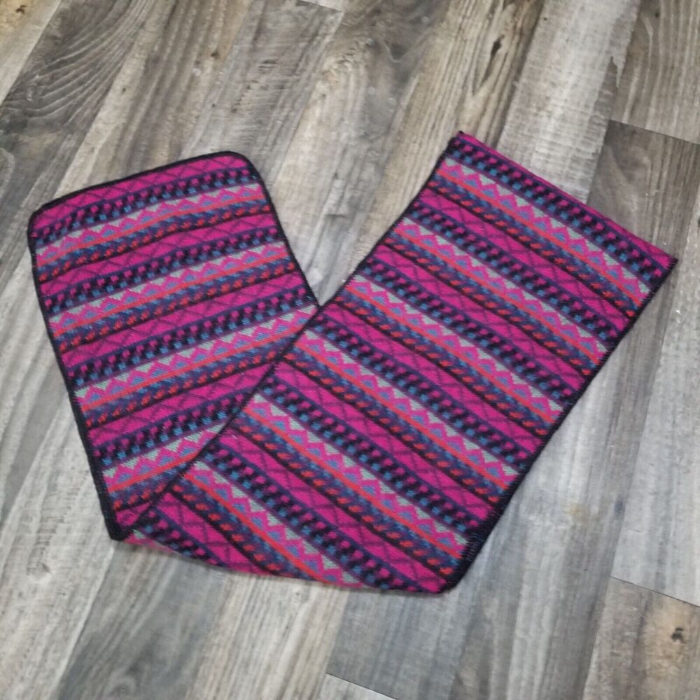 Icewear Iceland Scarf Icelandic Wool/Nylon‎ Thick & Warm 11"x77" Purple Pink